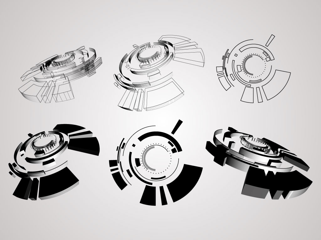 Hi-Tech Vector Graphics Free Hi-Tech Vector Graphics Free