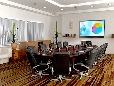 High-Tech Conference Room