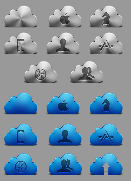 iCloud App Icons