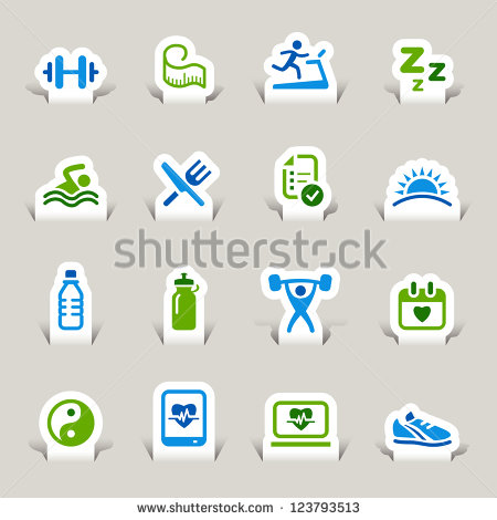 Icon Health and Fitness Logo Icon Health and Fitness Logo