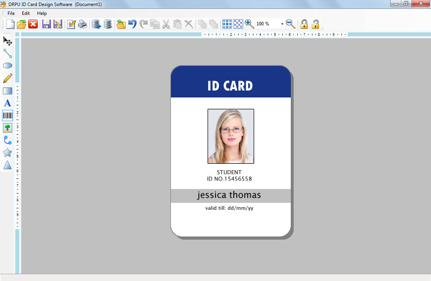 ID Card Design Template