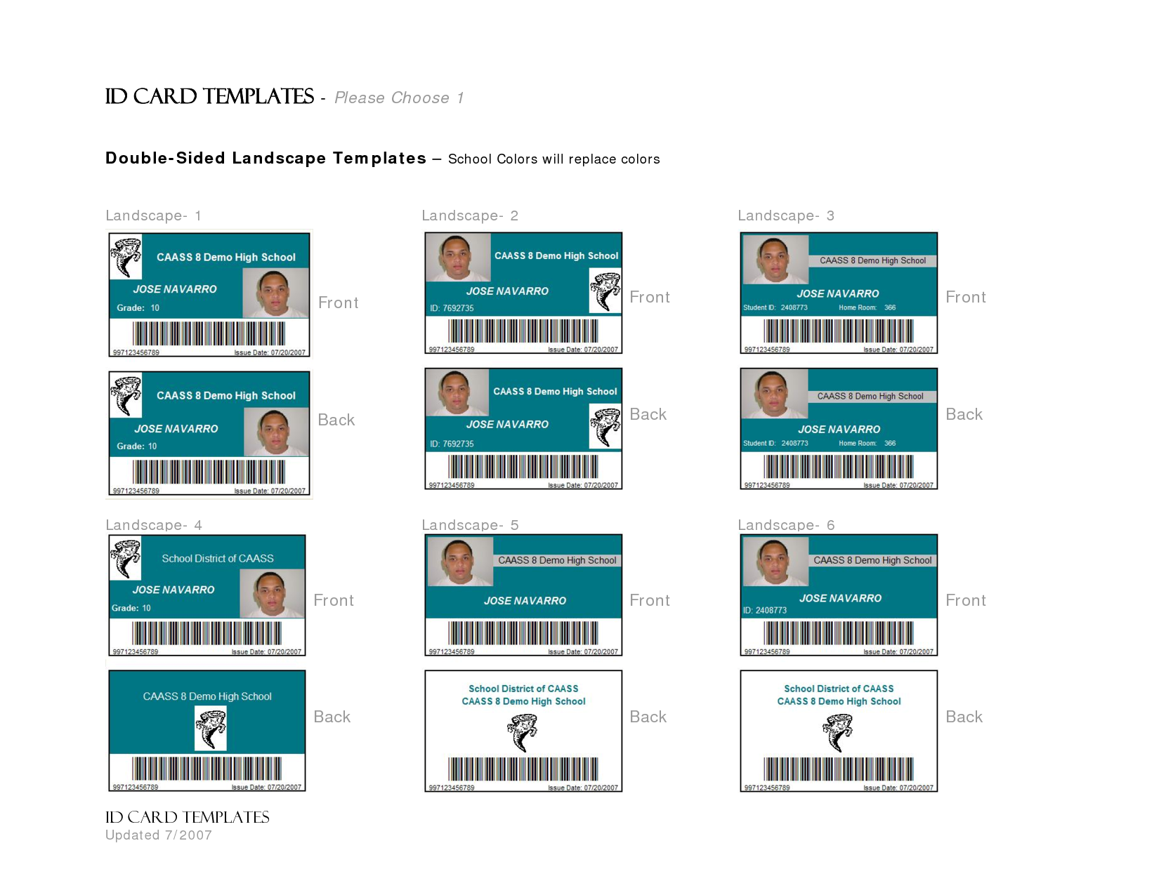 23 ID Badge Template Images - ID Badge Template Microsoft, Free Pertaining To Id Card Template Word Free