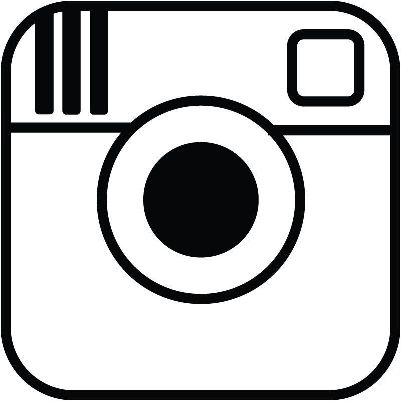 Instagram Logo Black and White