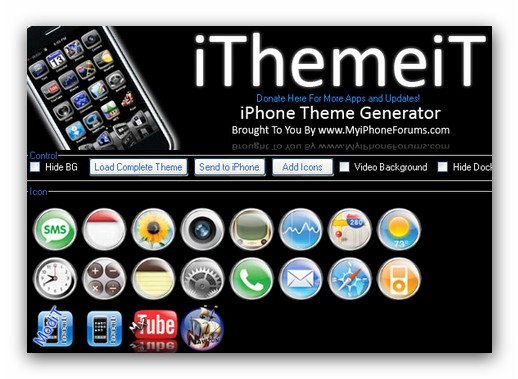 iPhone Custom Icons for Themes