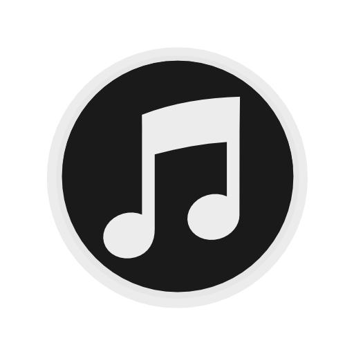 iTunes Logo Icon Black