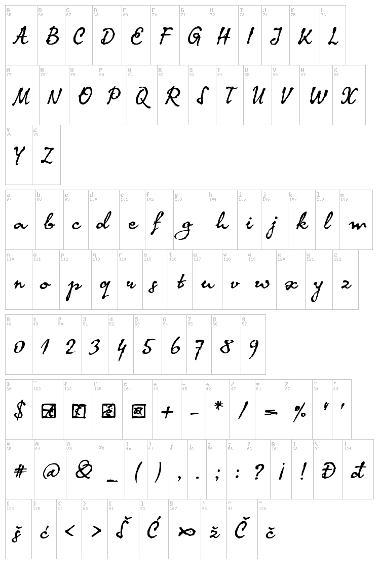 Latin Calligraphy Font Latin Calligraphy Font