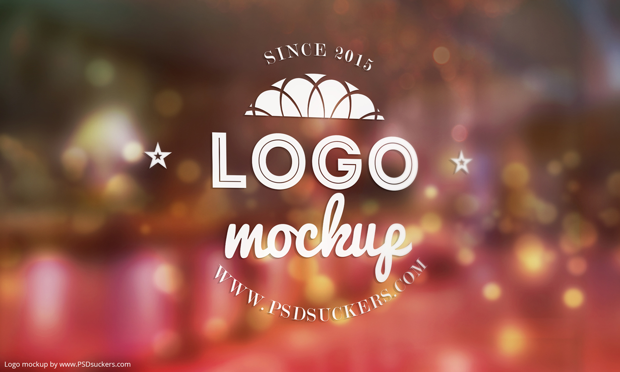 Logo Window Signage Mockup