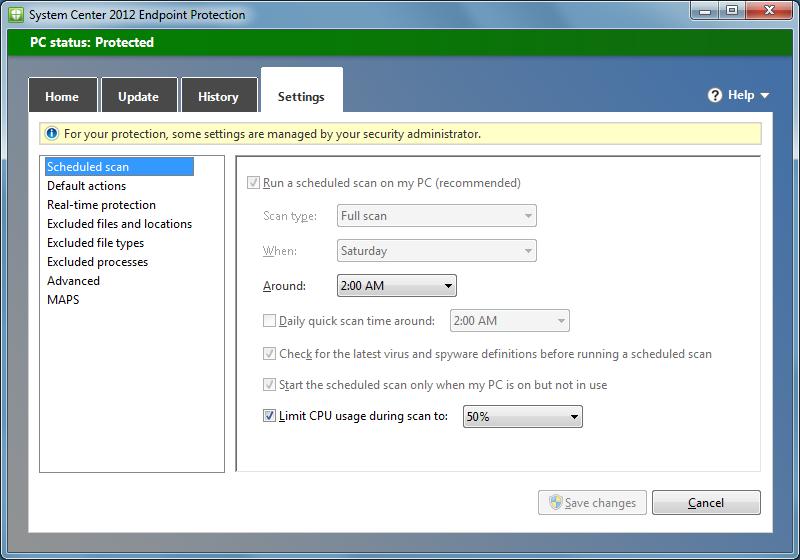 Microsoft System Center Endpoint Protection