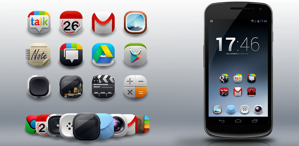 13 Android Icon Theme Packs Images