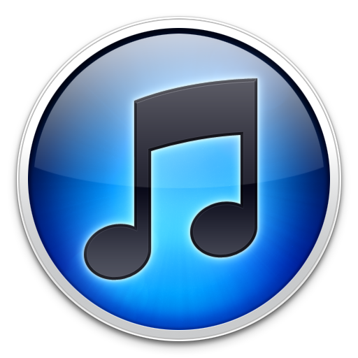 Music Note with Blue Circle Logo