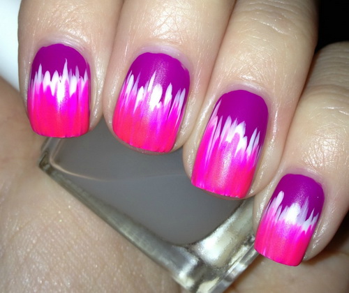 Neon Color Nail Design