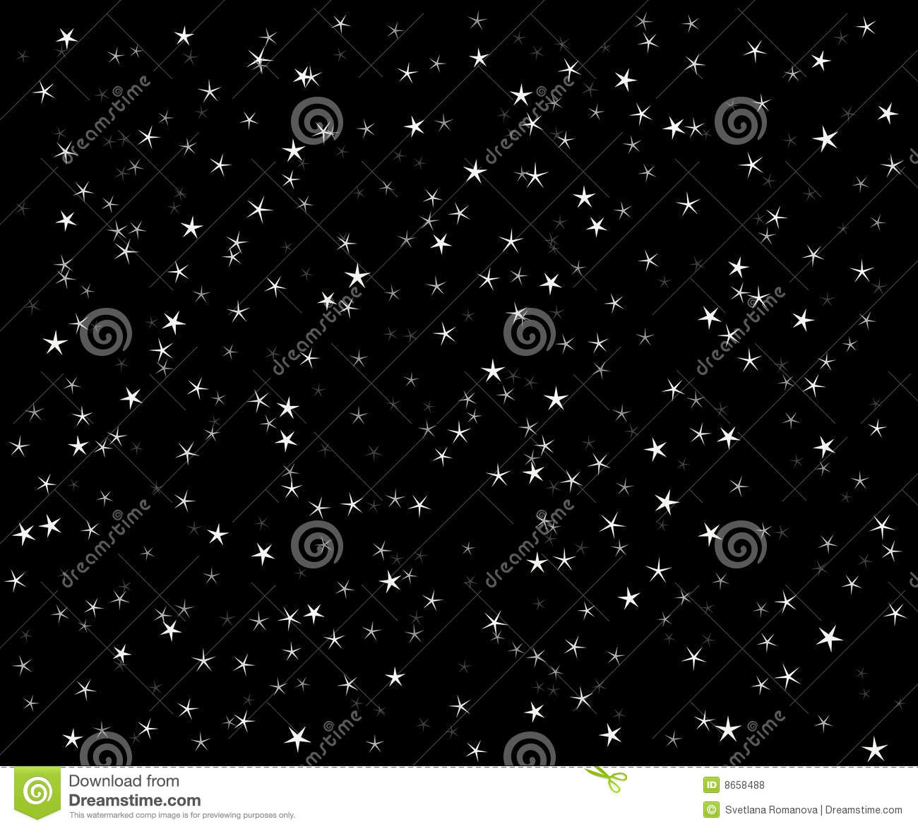 Night Sky Star Vector Free