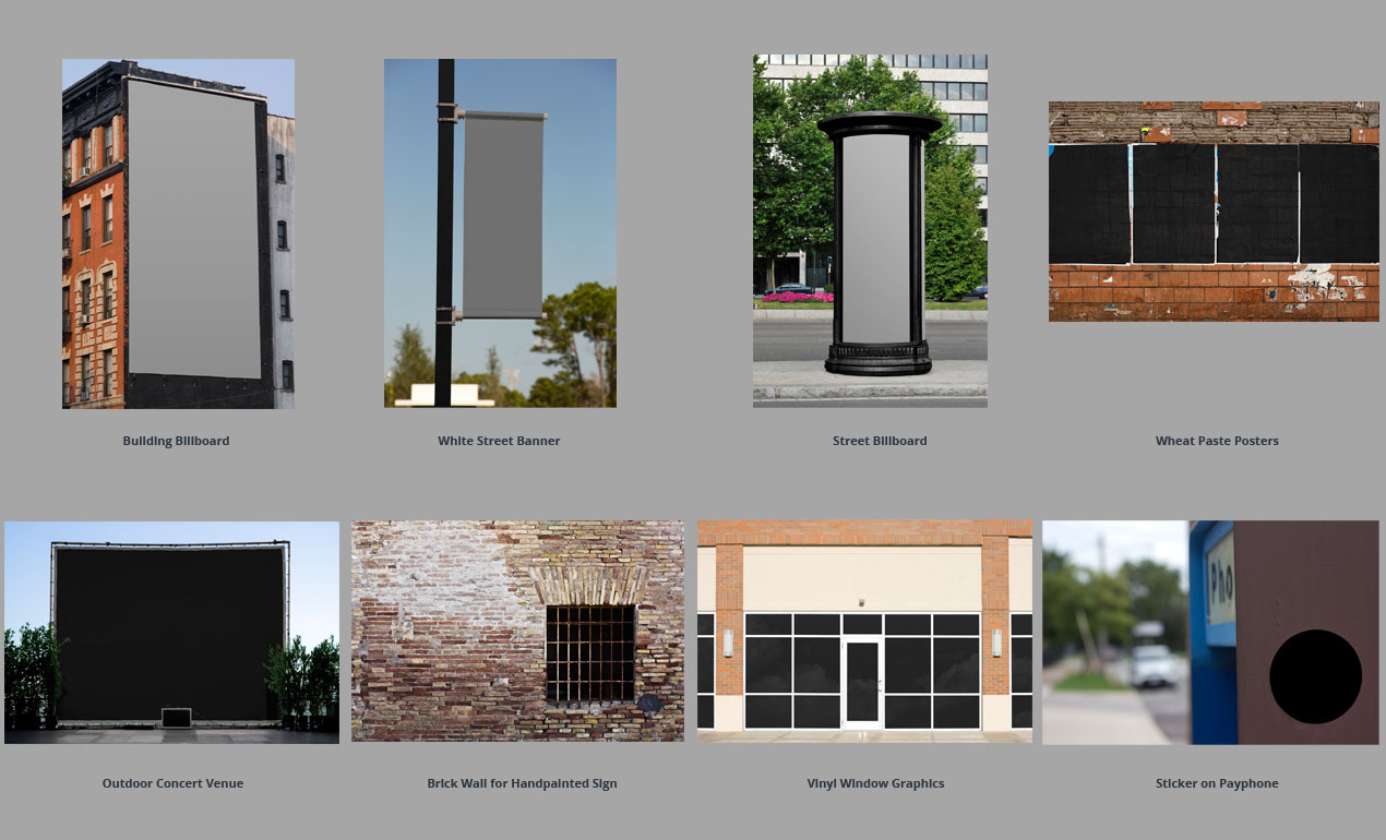 Outdoor Free PSD Poster Mockup Templates Outdoor Free PSD Poster Mockup Templates