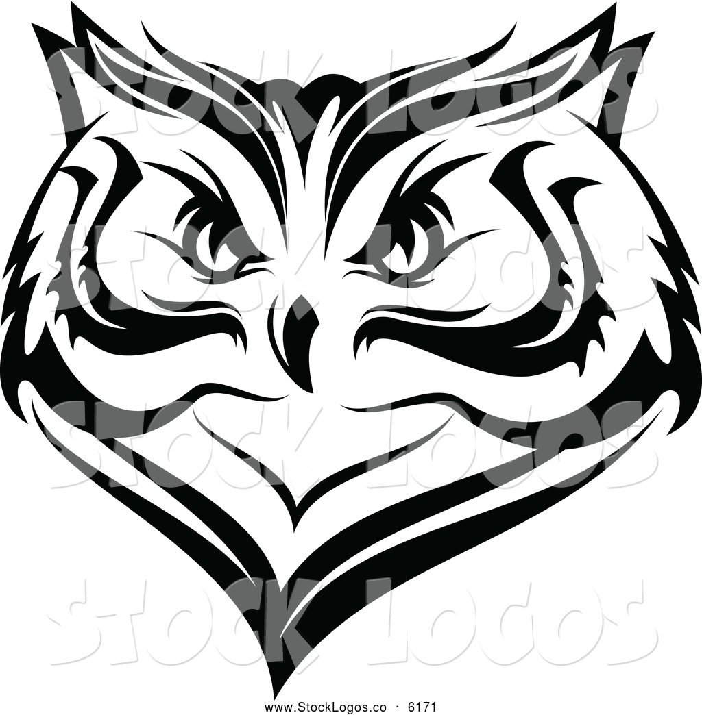 Owl Clip Art Black and White