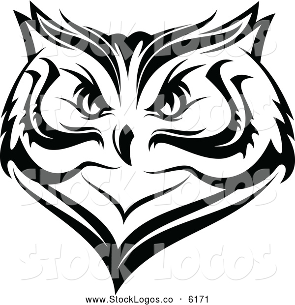 Owl Clip Art Black and White