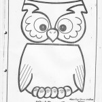 Owl Paper Bag Puppet Template