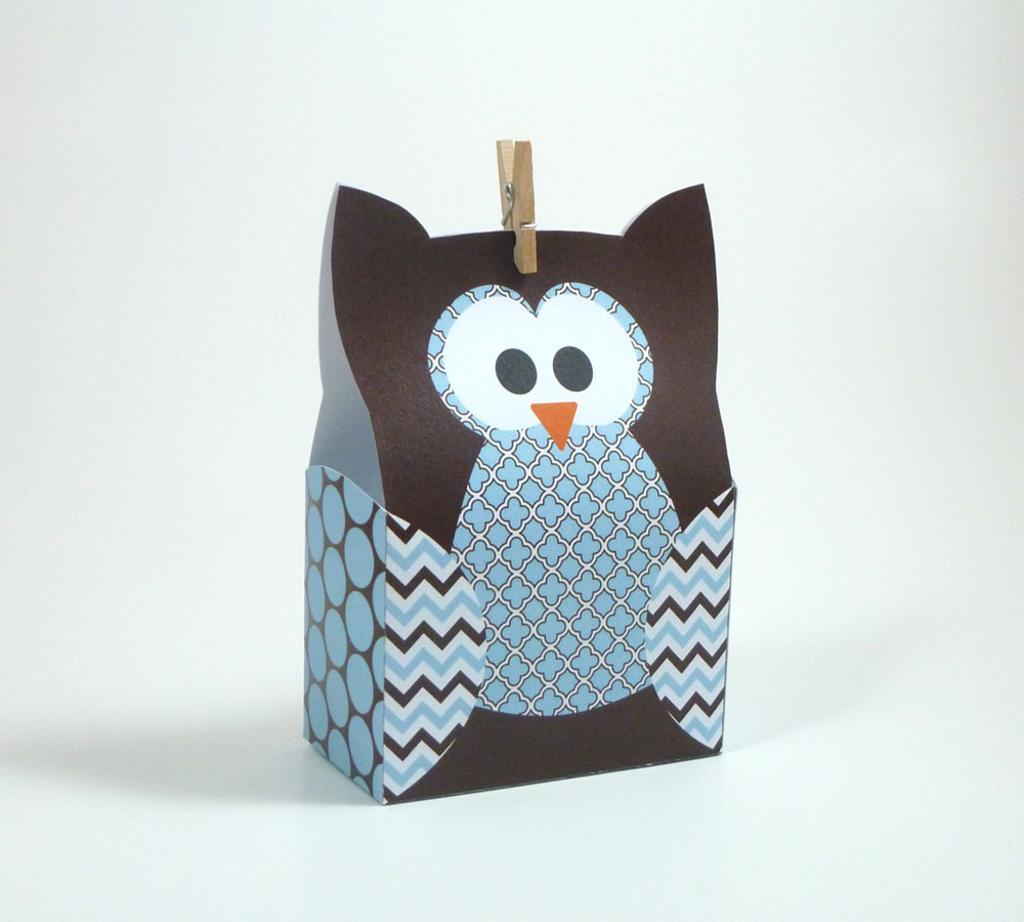 Paper Bag Owl Craft Template