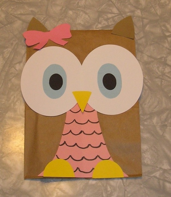 Paper Bag Owl Craft