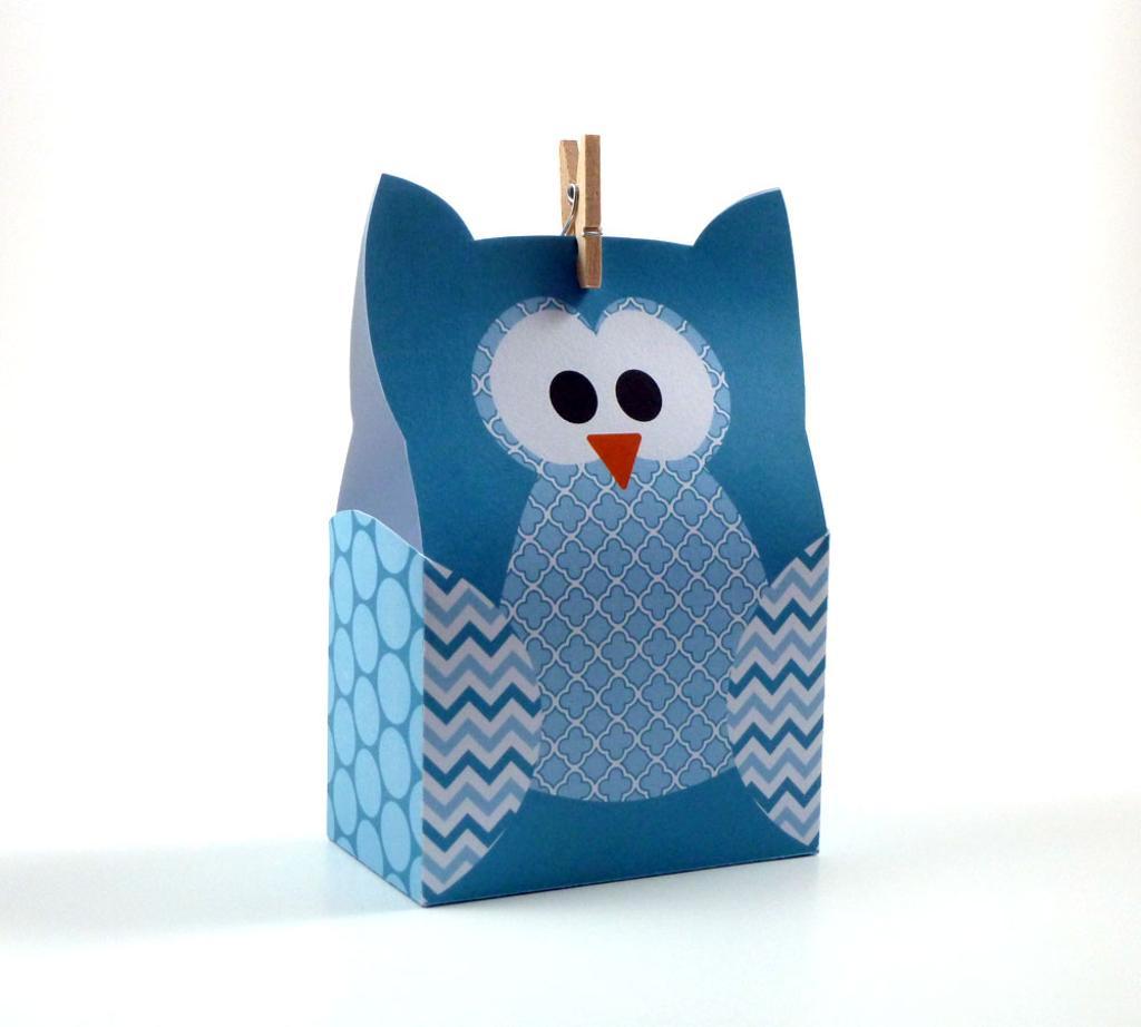 Paper Bag Owl Template