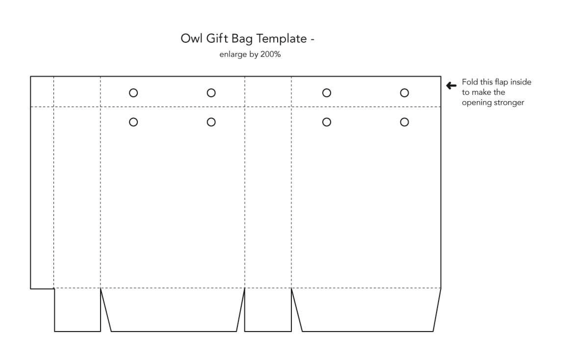 Paper Gift Bag Template