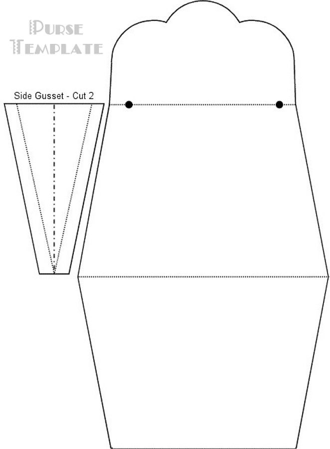 Paper Purse Craft Template Paper Purse Craft Template