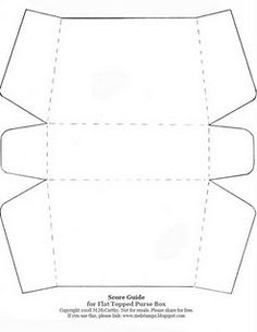 Paper Purse Template