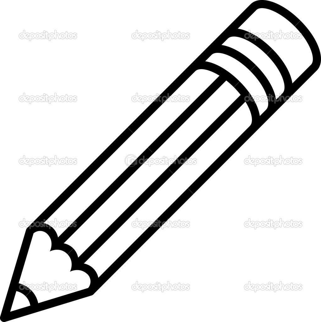 Pencil Outline Vector