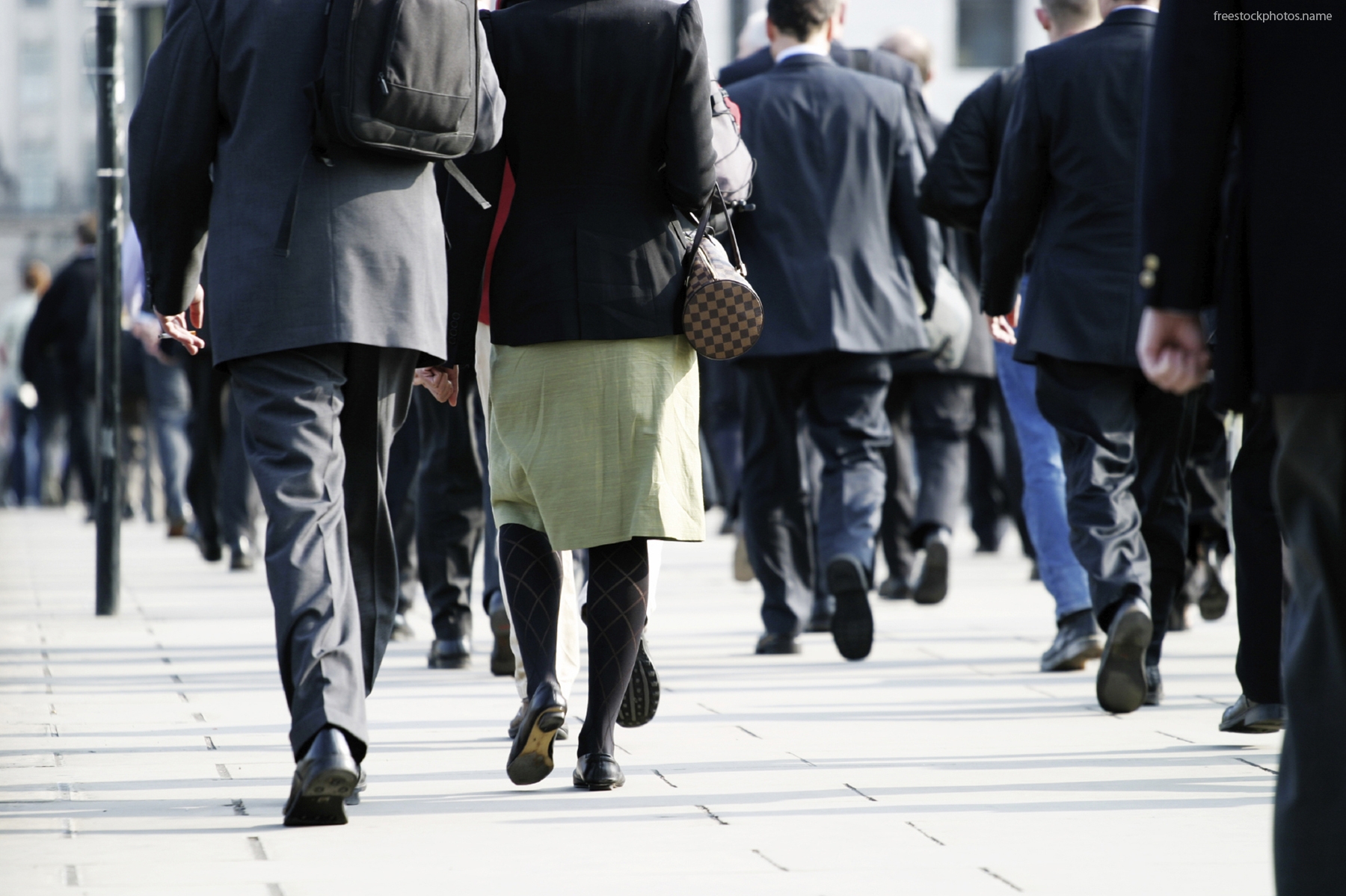 People Walking City