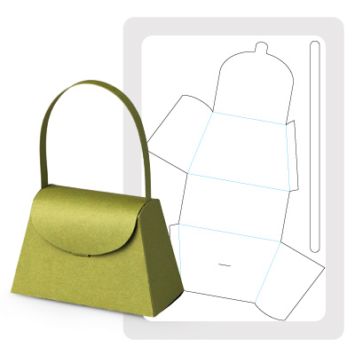 Petite Paper Purse Template