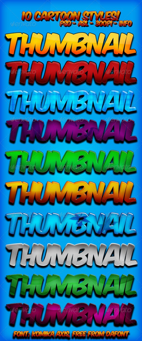 Photoshop Text Styles Cartoon Photoshop Text Styles Cartoon
