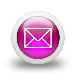 Pink Mail Icon Pink Mail Icon