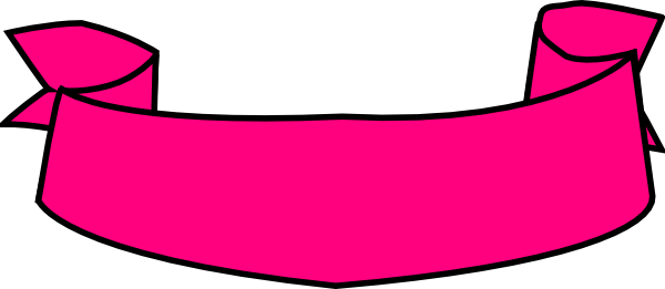 Pink Ribbon Banner Clip Art