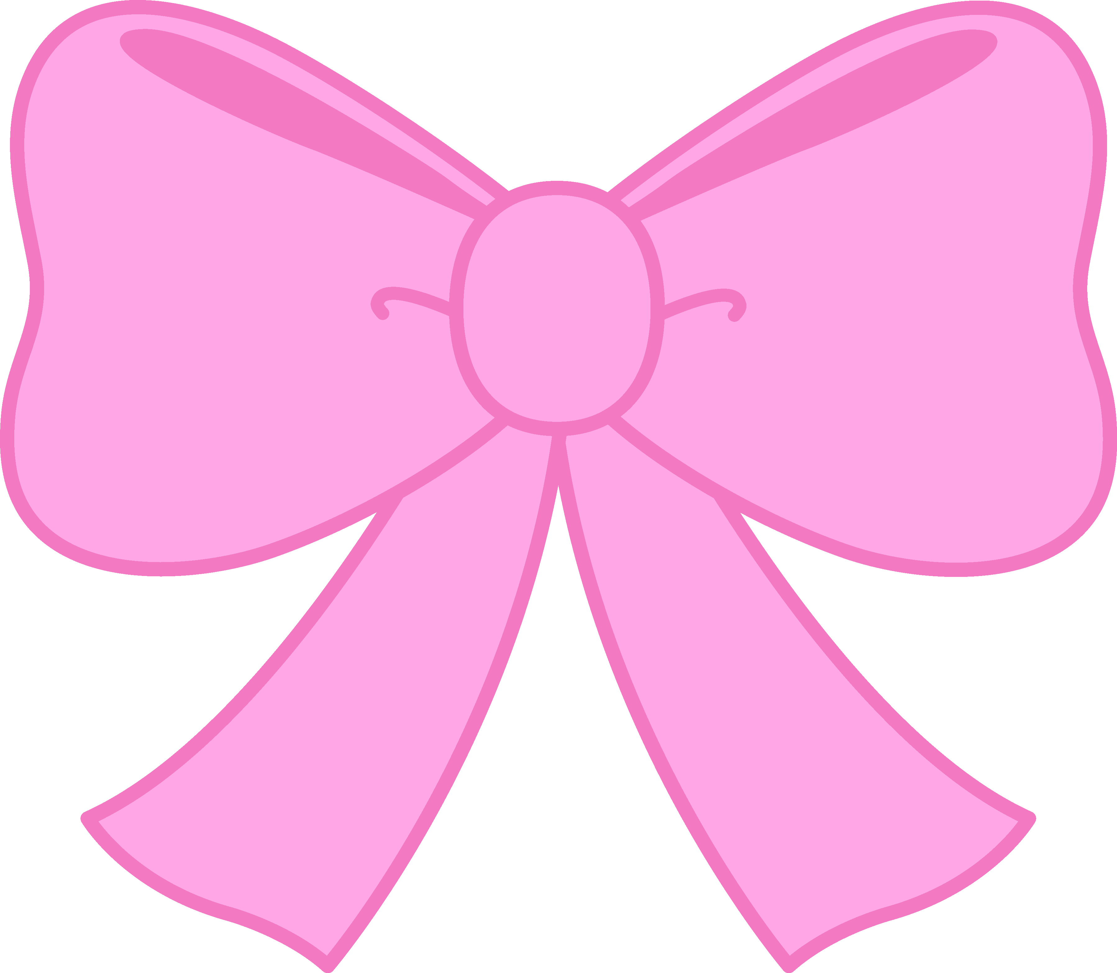 Pink Ribbon Bow Clip Art