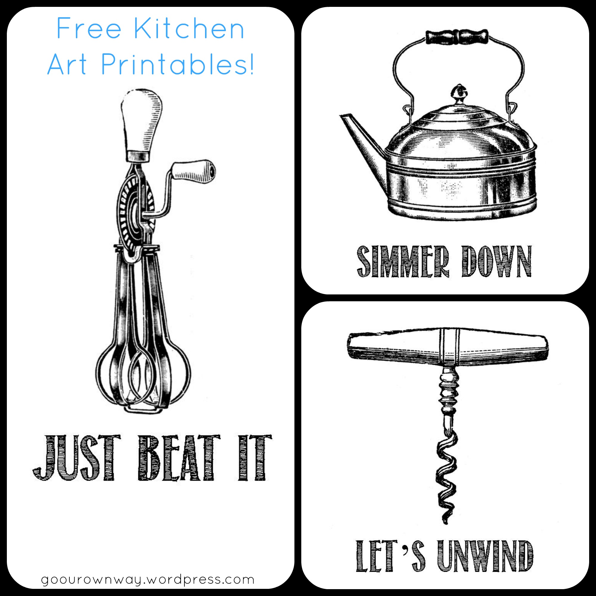 Printable Kitchen Art