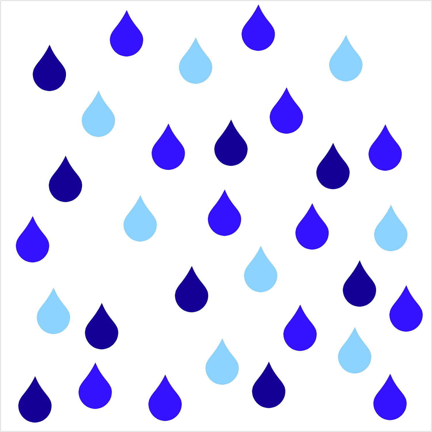 Rain Drops Clip Art