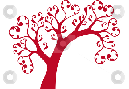 Red Heart Tree