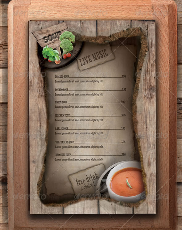 18 Cafe Menu Design Ideas Images