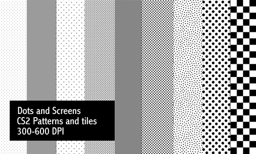 Screen Tones Photoshop Pattern