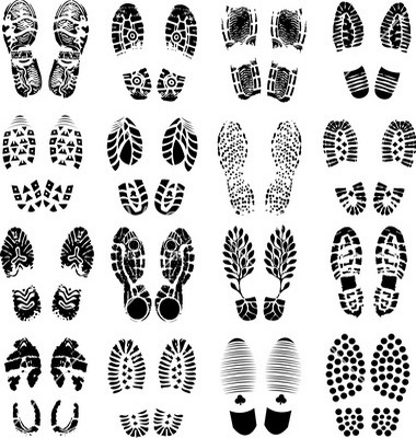 Shoe Print Vector Shoe Print Vector
