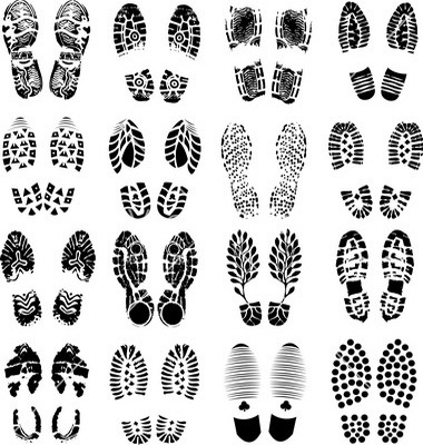 Shoe Print Vector