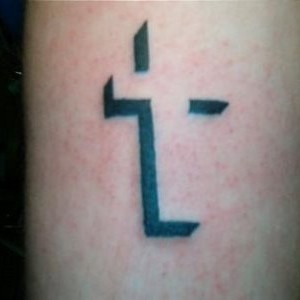 Simple Cross Tattoo Simple Cross Tattoo