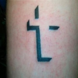 Simple Cross Tattoo