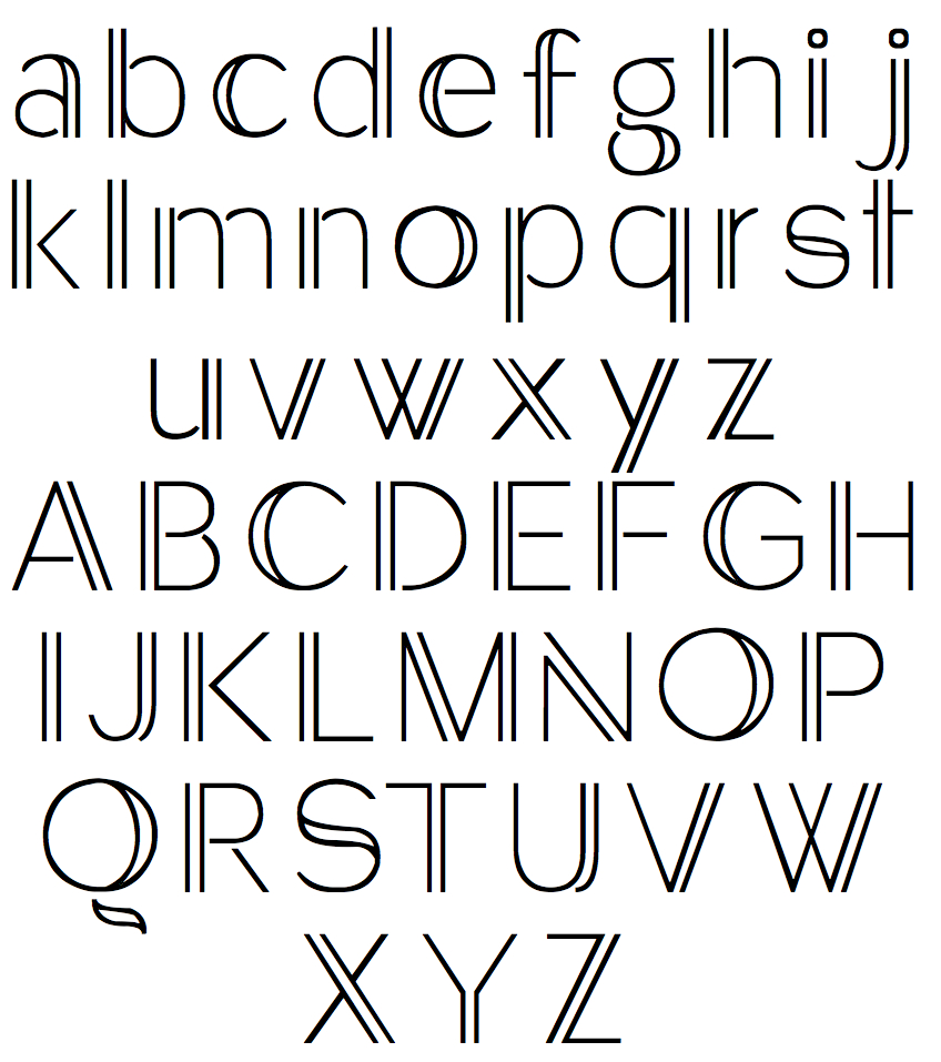 Simple Fancy Fonts Alphabet Simple Fancy Fonts Alphabet