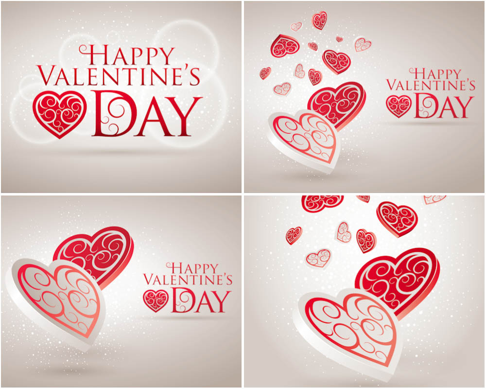 12 Photos of Simple Valentine Vectors