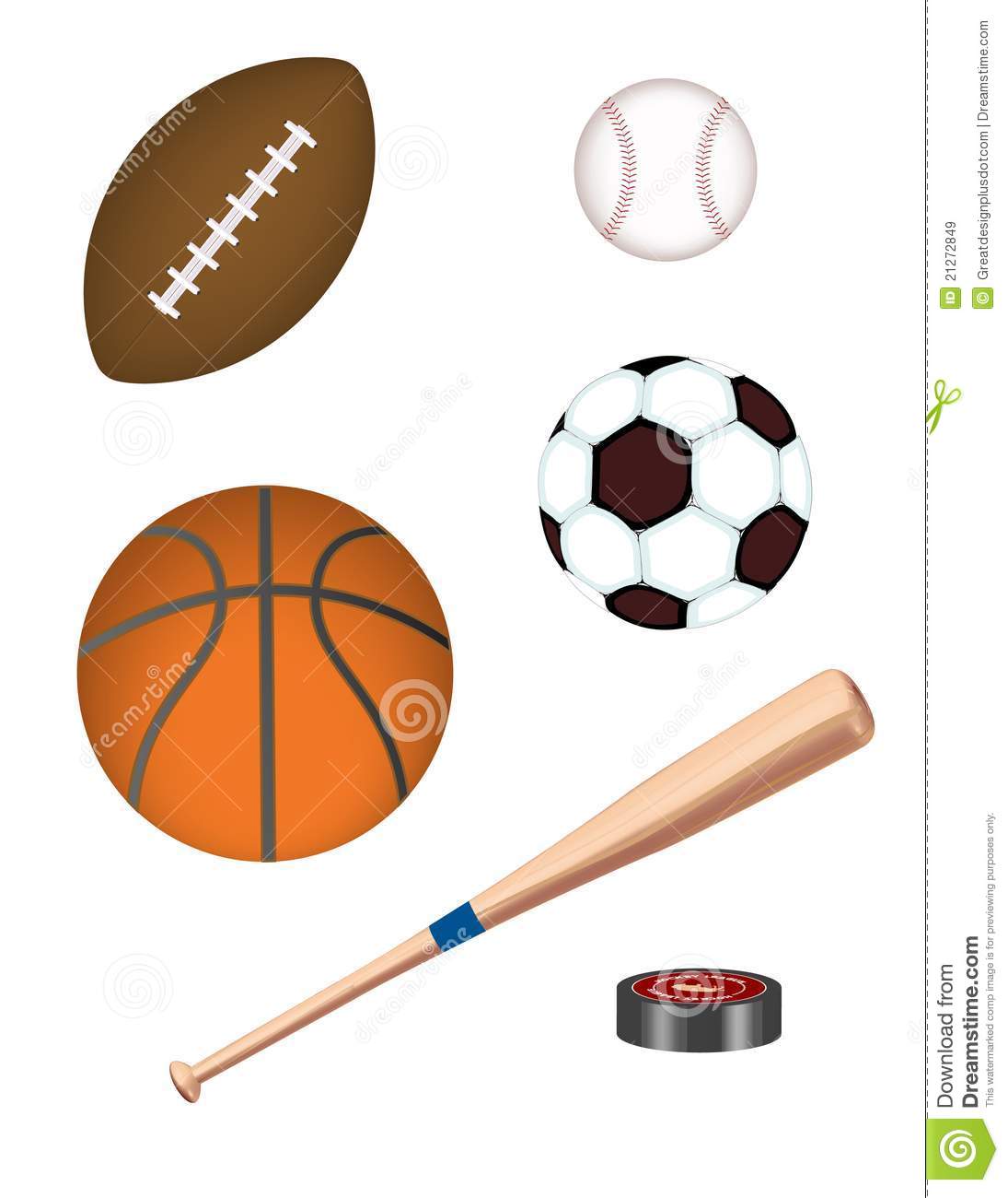 Sports Equipment Clip Art