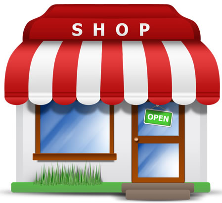 Store Building Icon Store Building Icon