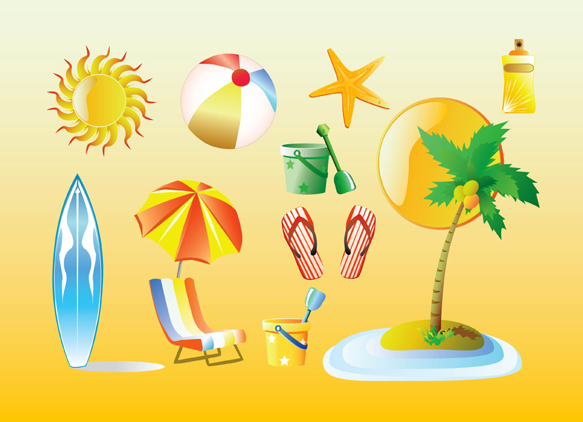 Summer Vacation Clip Art Free