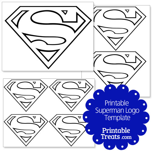 Superman Logo Template Printable