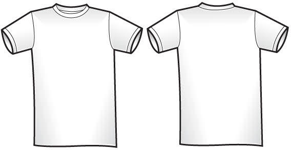 T-Shirt Template Vector