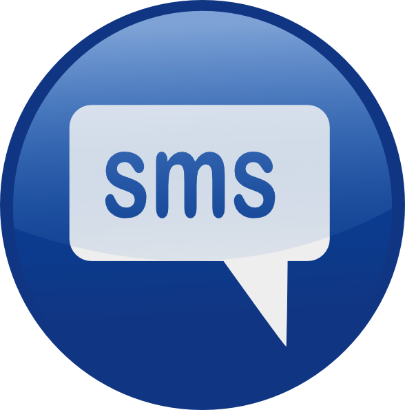 10 Blue SMS Icon Images